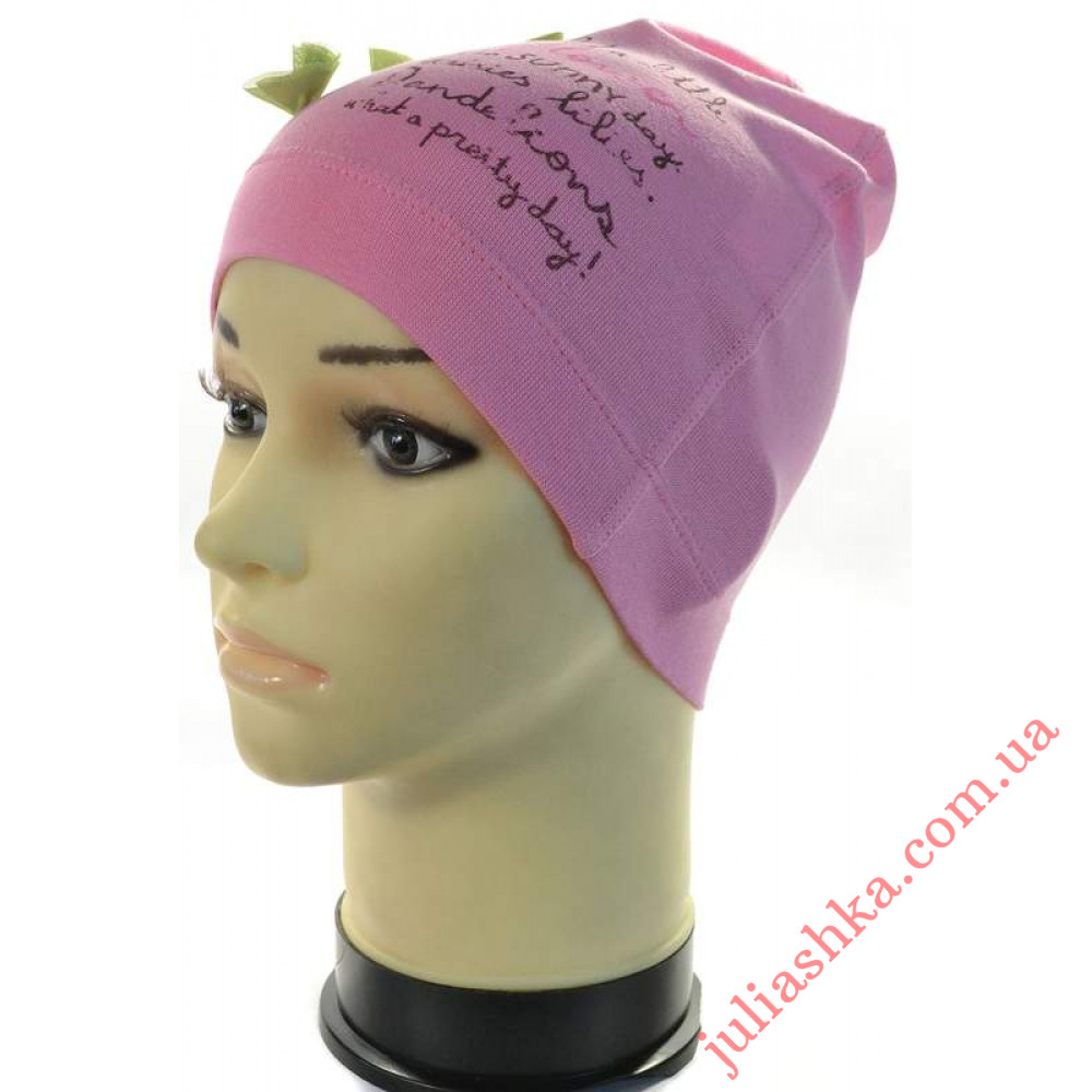 Флора ELF-KIDS(46-52р.детская трикотажная шапка)