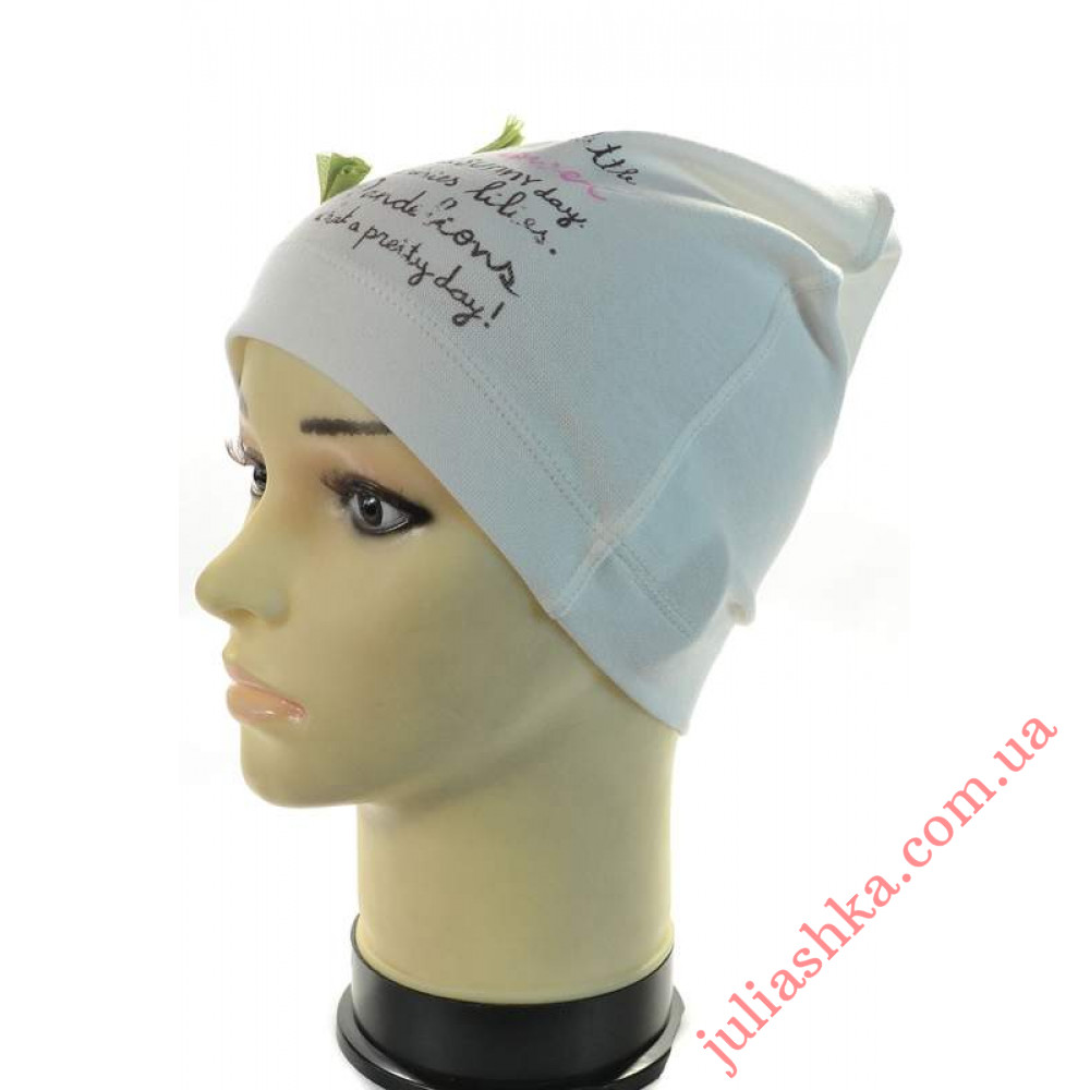 Флора ELF-KIDS(46-52р.детская трикотажная шапка)