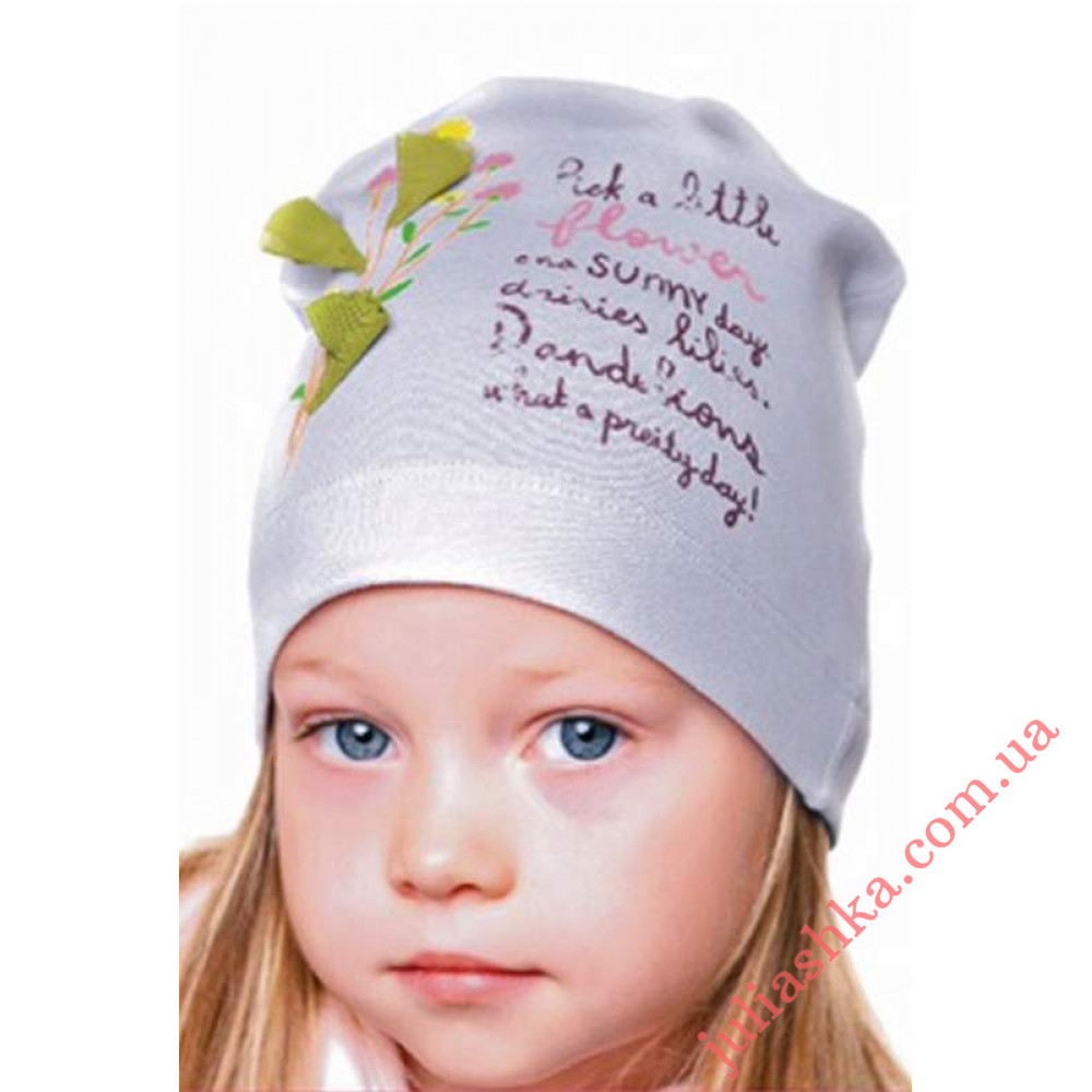 Флора ELF-KIDS(46-52р.детская трикотажная шапка)