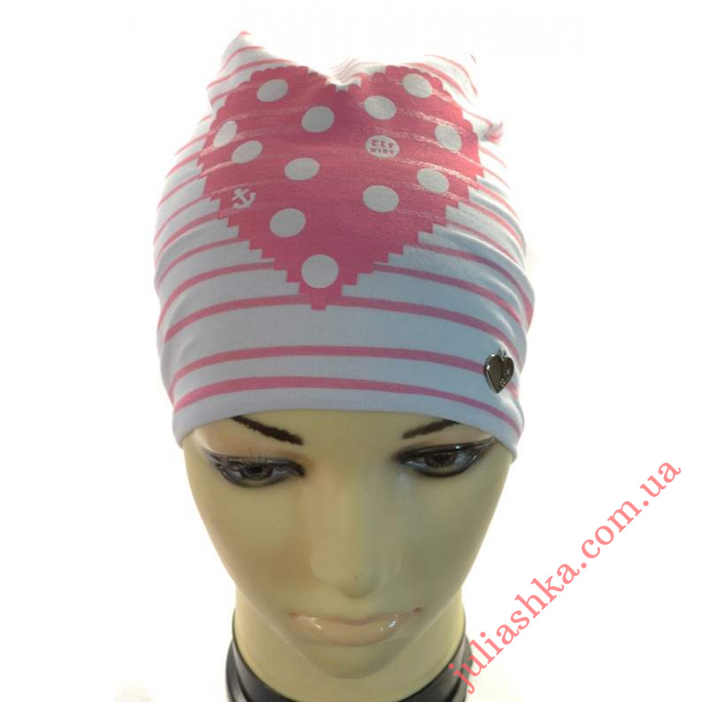 Любовь ELF-KIDS(46-52р.дитяча трикотажна шапка)