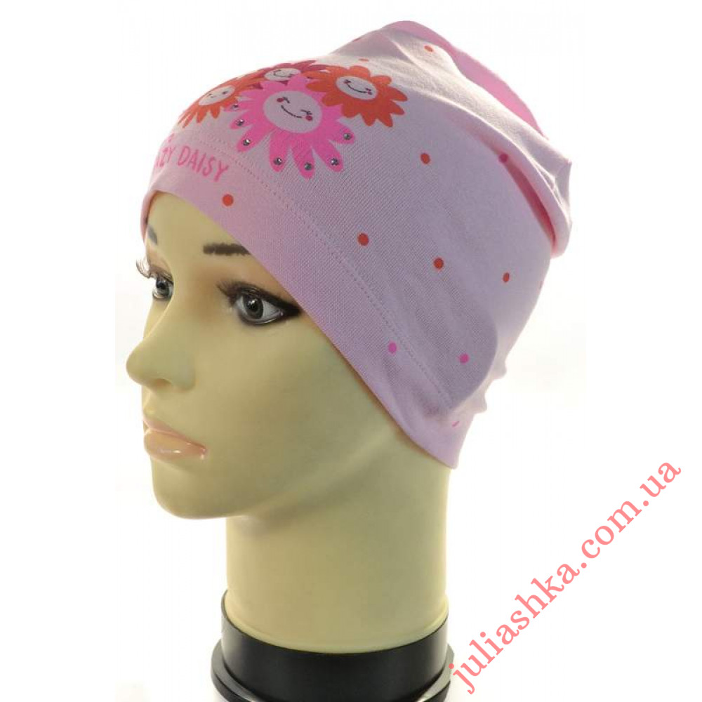 Дейзи ELF-KIDS(46-50р.детская трикотажная шапка)
