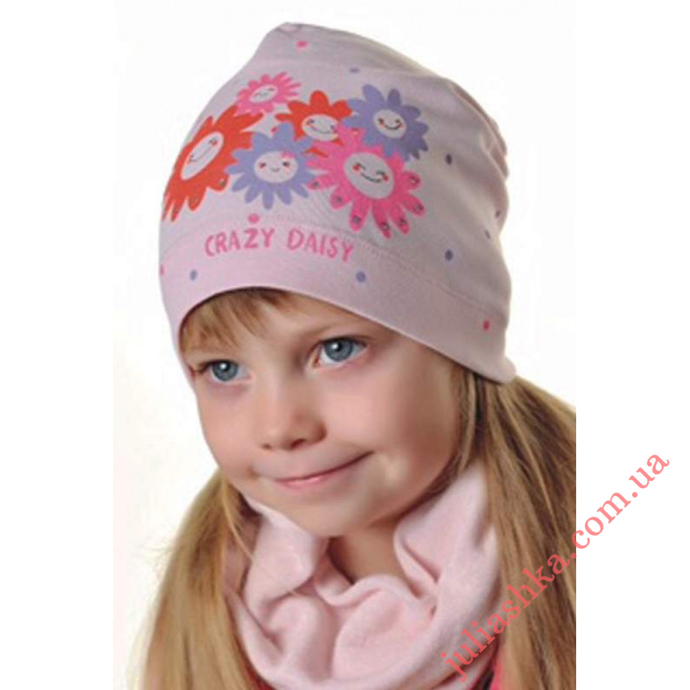 Дейзі ELF-KIDS(46-50р.дитяча трикотажна шапка)