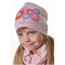 Дейзі ELF-KIDS(46-50р.дитяча трикотажна шапка)