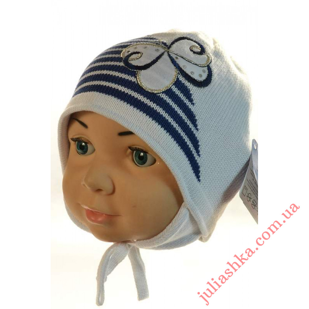 KU234 бавовна GRANS(44-46р.дитяча в’язана шапка)