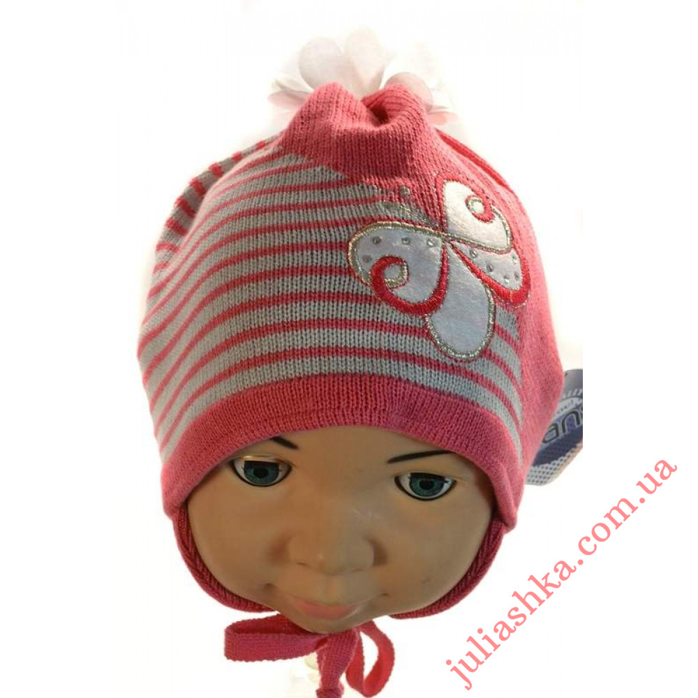 KU234 бавовна GRANS(44-46р.дитяча в’язана шапка)