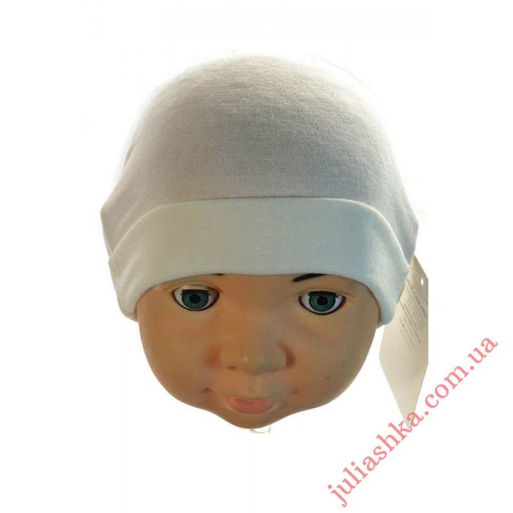 01 KROCHETTA (34-38р. трикотажна шапка для новонароджених)