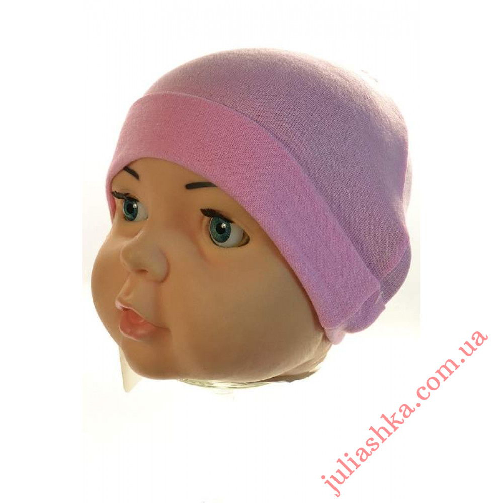 01 KROCHETTA (34-38р. трикотажна шапка для новонароджених)