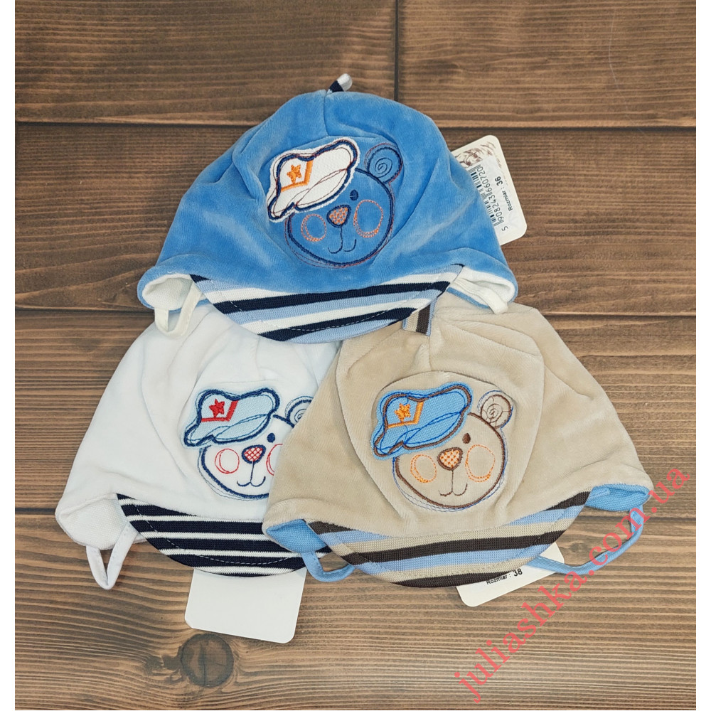 487 KROCHETTA(36-44р.велюровая шапочка)