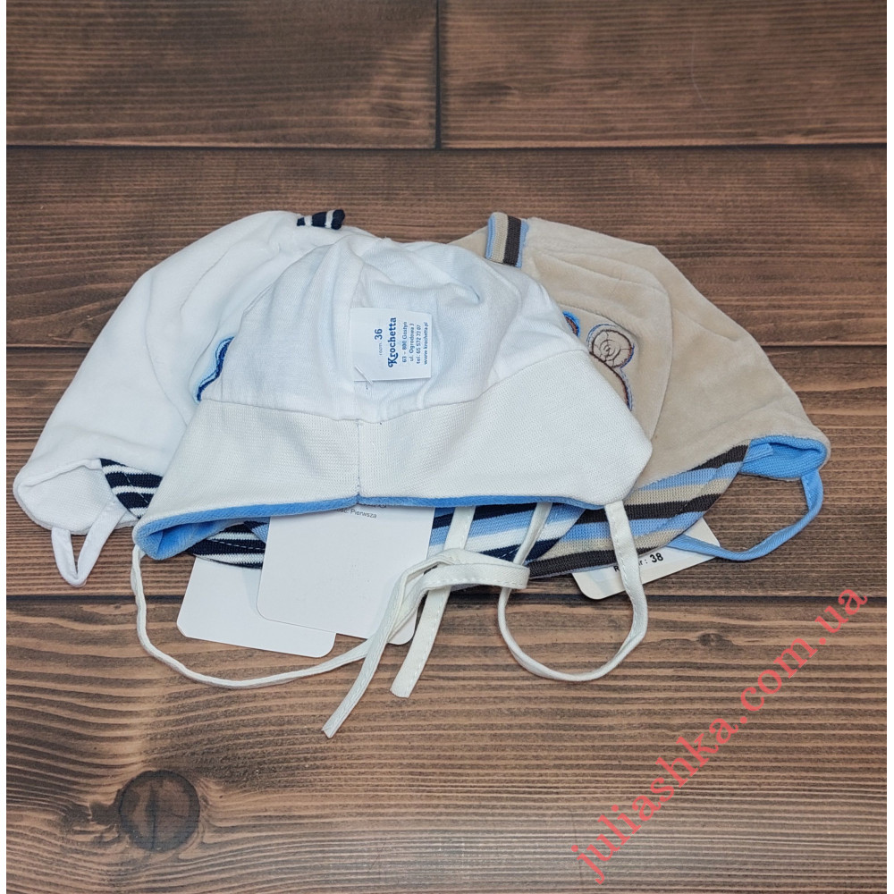 487 KROCHETTA(36-44р.велюрова шапочка)