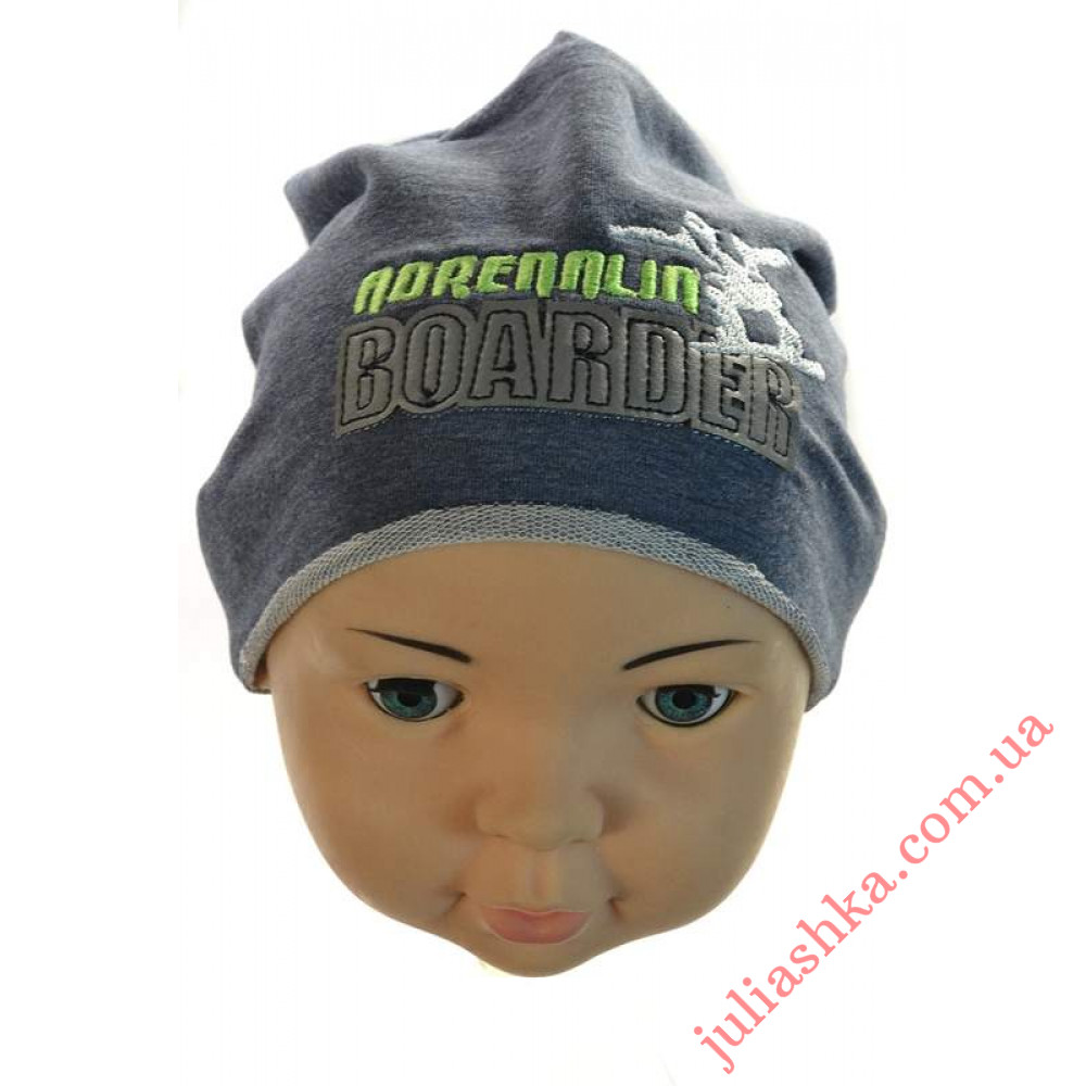 588 FIDO(42-44р.детская трикотажная шапка)