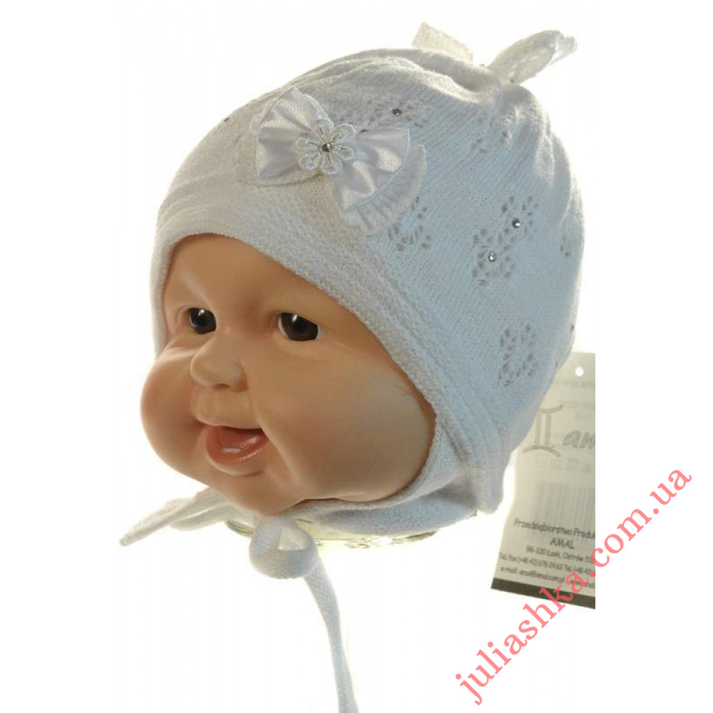 EDZ20  AMAL(36-44р.детская вязаная шапка)