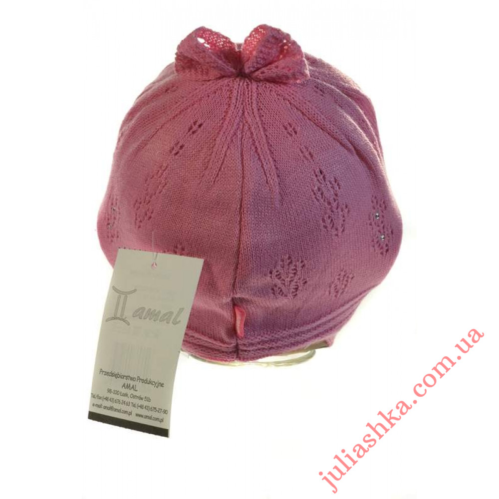 EDZ20  AMAL(36-44р.детская вязаная шапка)
