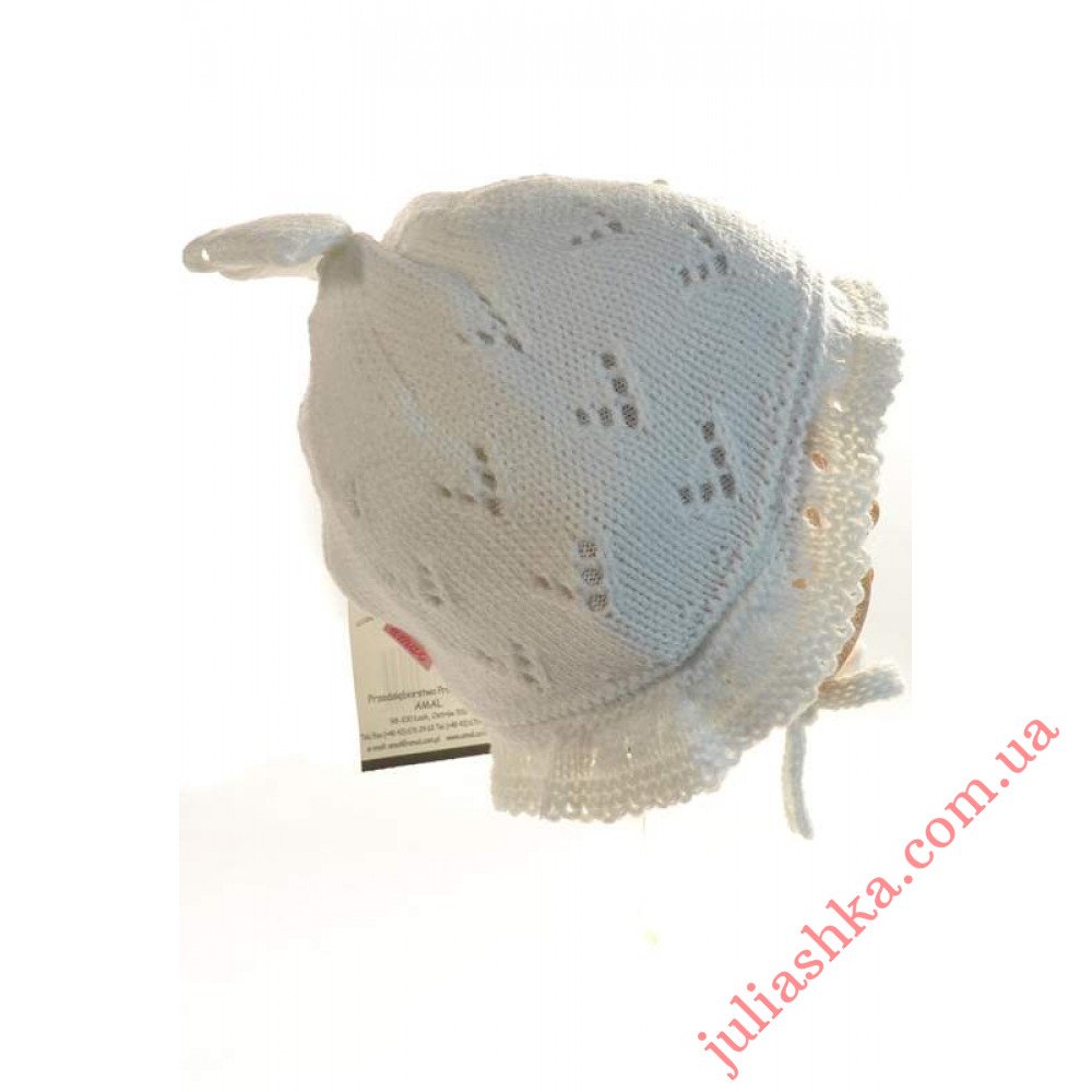 EDZ04 AMAL(42-44р.дитяча в'язана шапка)