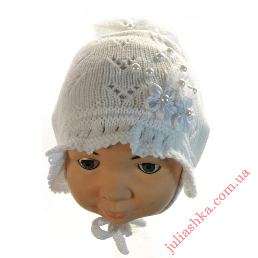 EDZ04 AMAL(42-44р.детская вязаная шапка)