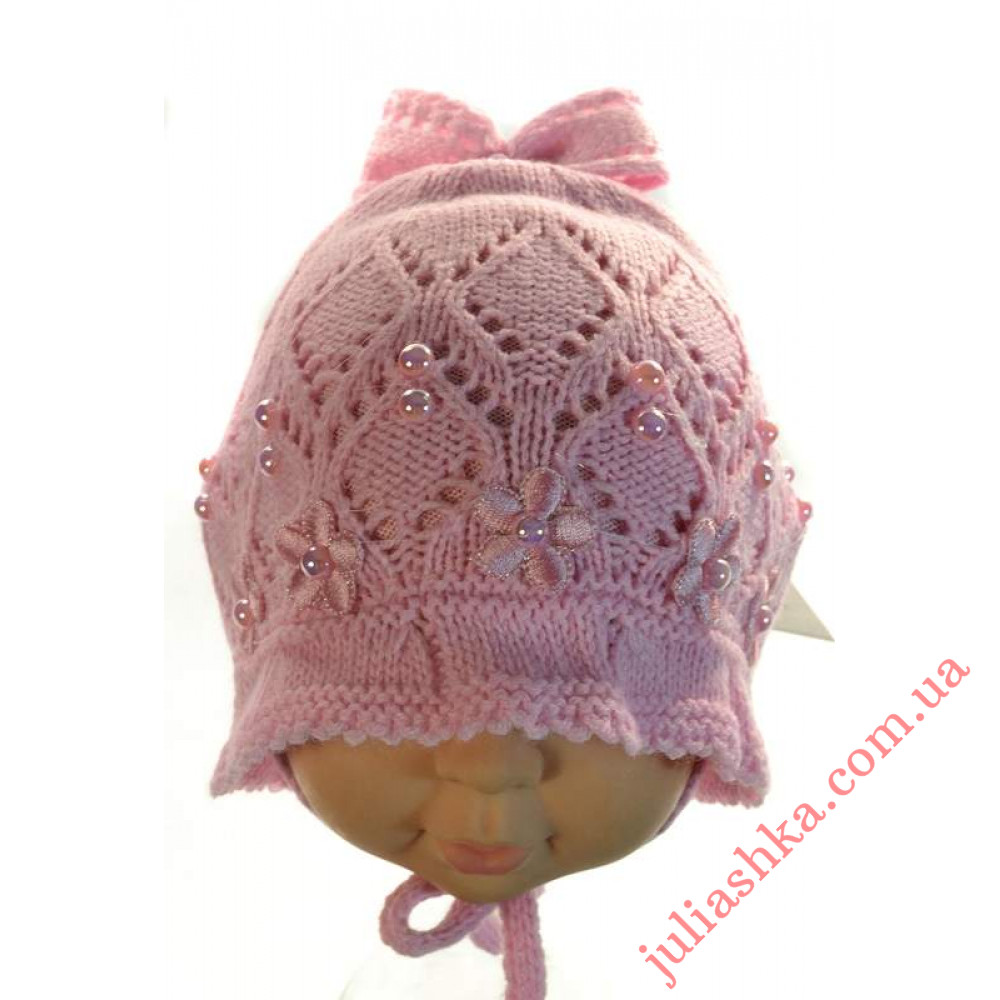 EDZ05 AMAL(42-44р.детская вязаная шапка)