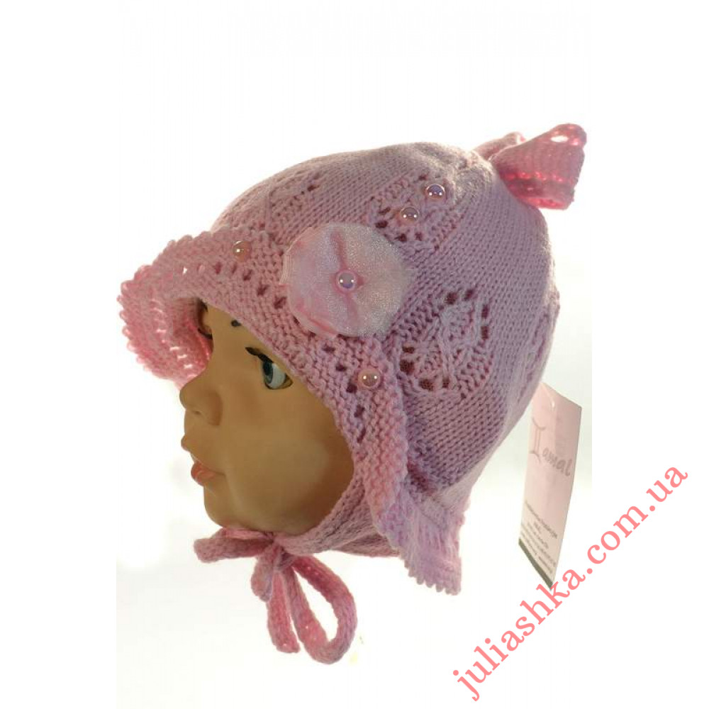 EDZ03  AMAL(42-44р.детская вязаная шапка)