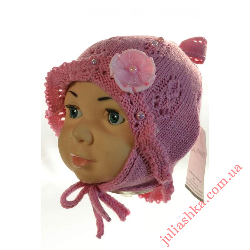 EDZ03 AMAL(42-44р.дитяча в'язана шапка)