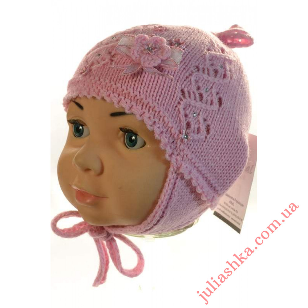 EDZ08 AMAL(42-44р.дитяча в'язана шапка)