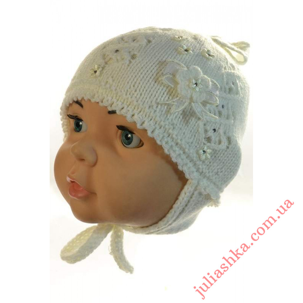 EDZ08 AMAL(42-44р.дитяча в'язана шапка)