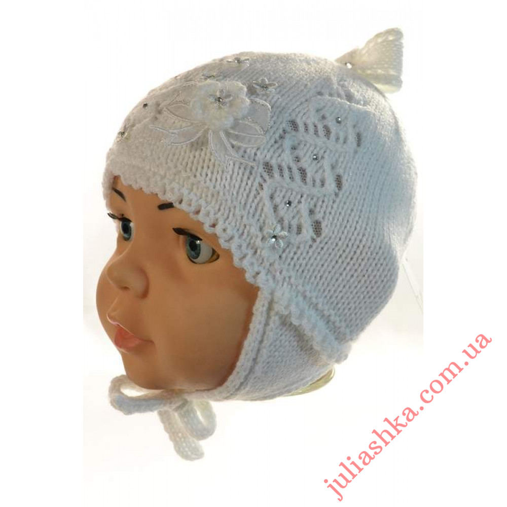 EDZ08 AMAL(42-44р.дитяча в'язана шапка)