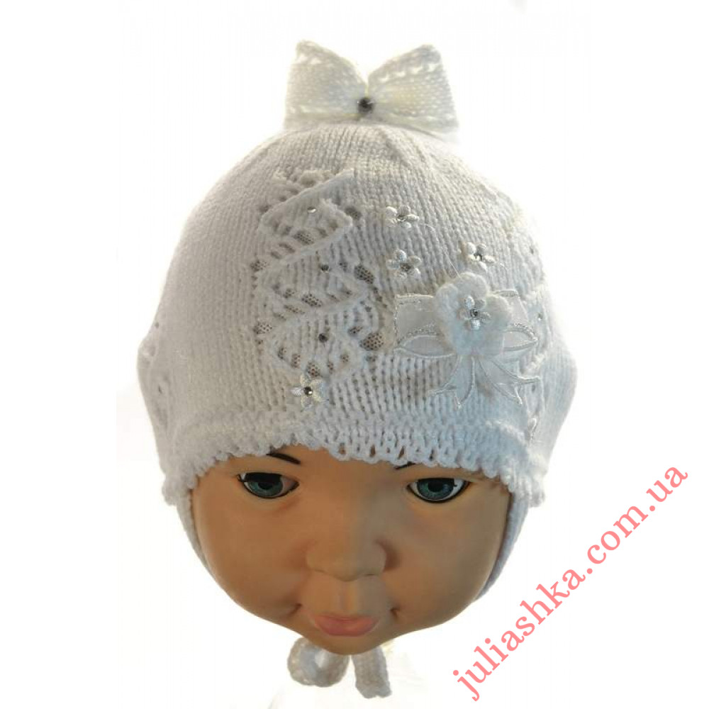 EDZ08 AMAL(42-44р.детская вязаная шапка)