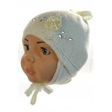 EDZ13  AMAL(42-44р.детская вязаная шапка)