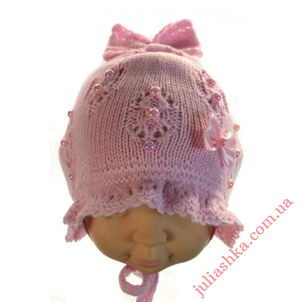 EDZ02  AMAL(42-44р.дитяча в'язана шапка)