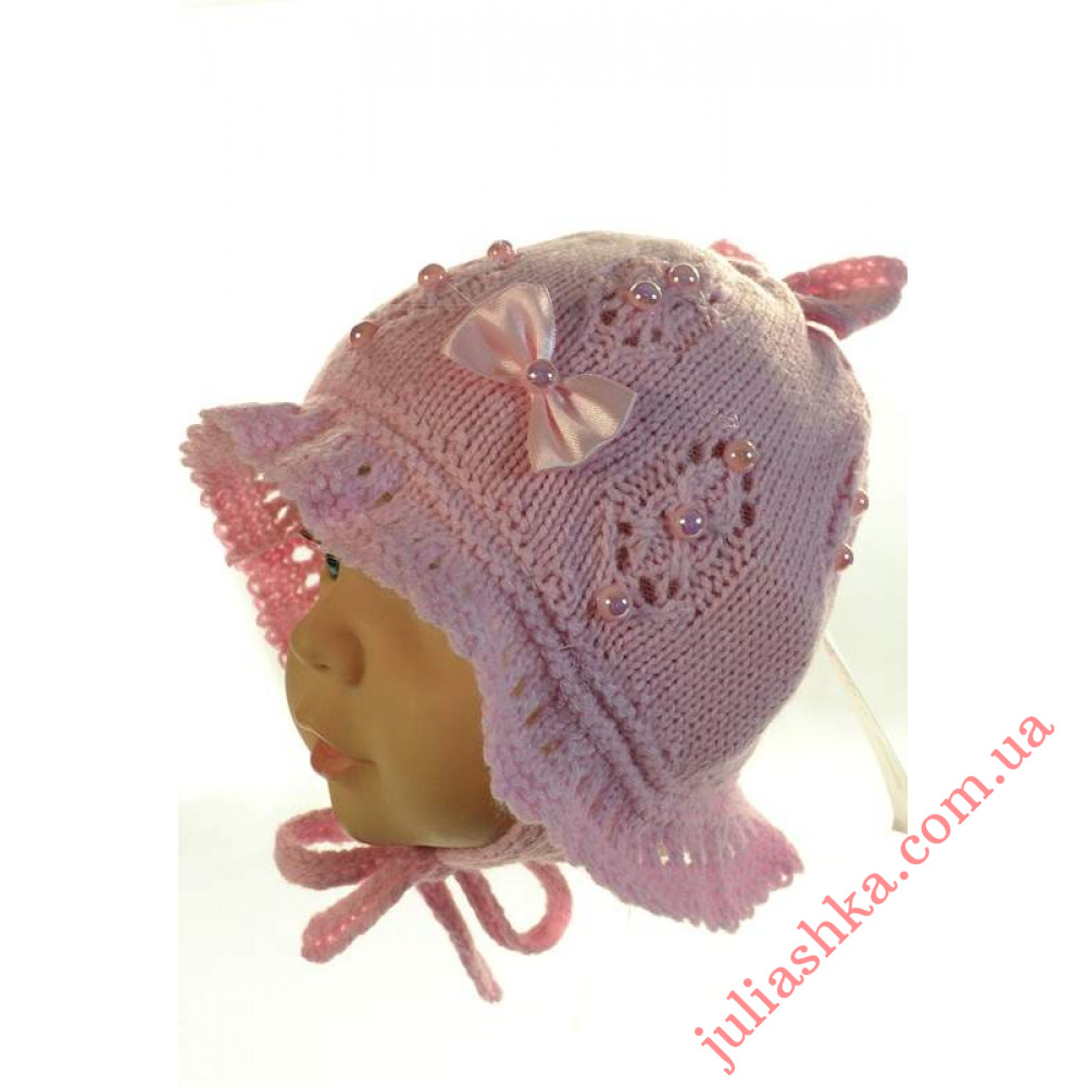 EDZ02  AMAL(42-44р.детская вязаная шапка)