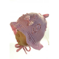 EDZ02  AMAL(42-44р.дитяча в'язана шапка)