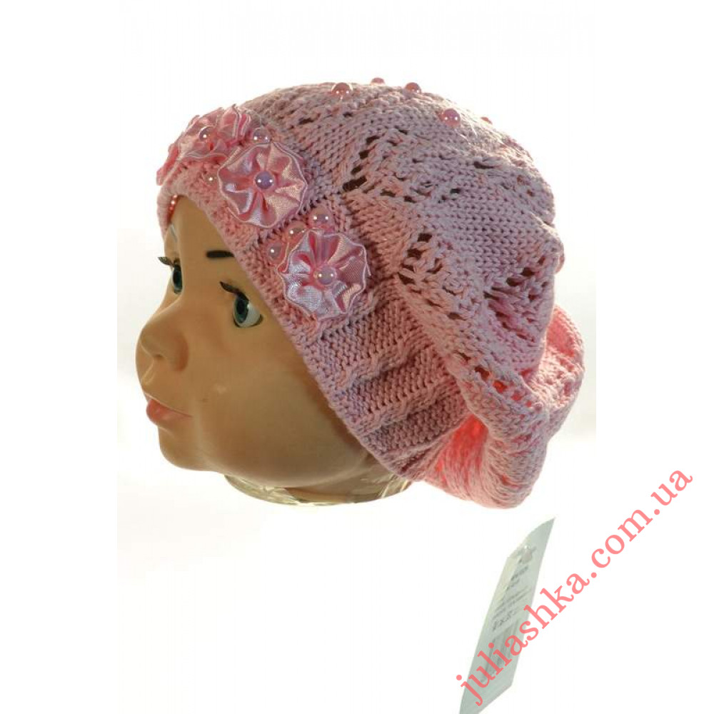 EDZ36 AMAL(42-44р.детский вязаный берет)
