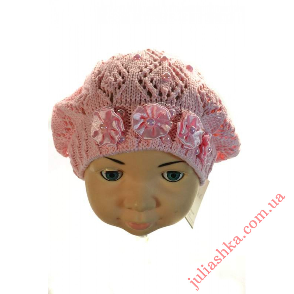 EDZ36 AMAL(42-44р.детский вязаный берет)