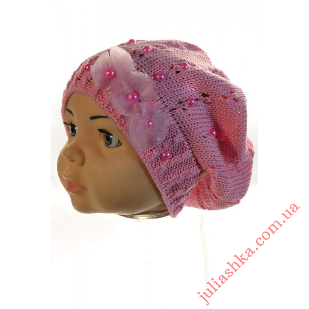 EDZ38  AMAL(42-44р.детский вязаный берет)