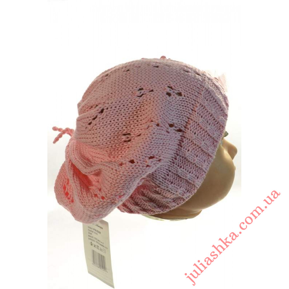 EDZ38  AMAL(42-44р.детский вязаный берет)