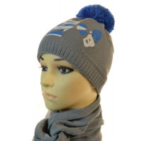 932 AGBO(48-50р.зимовий в'язаний комплект)