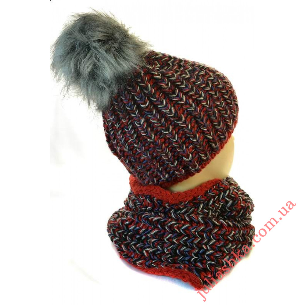 KP3213 VEILO(54-56р.подростковый вязаный комплект)