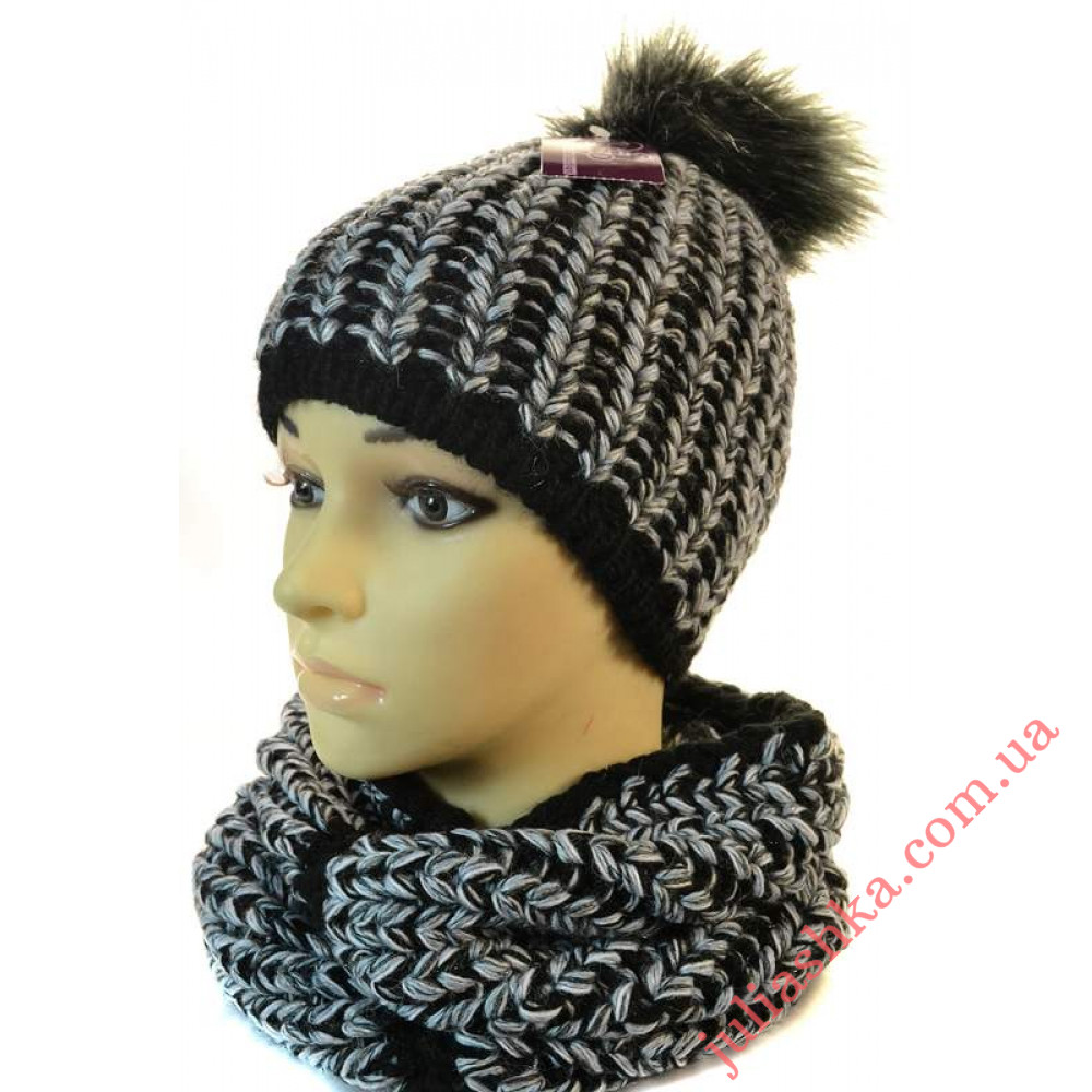 KP3213 VEILO(54-56р.підлітковий в'язаний комплект)