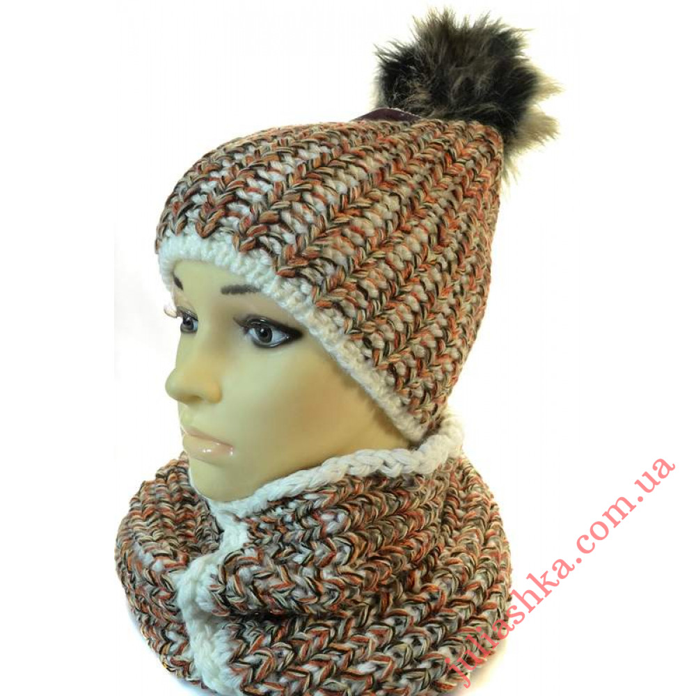 KP3213 VEILO(54-56р.підлітковий в'язаний комплект)