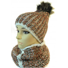 KP3213 VEILO(54-56р.підлітковий в'язаний комплект)