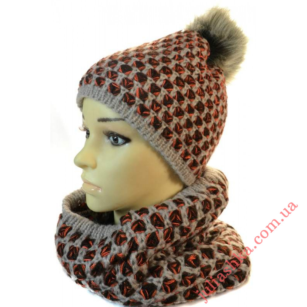 KP3222 VEILO(54-56р.подростковый вязаный комплект)