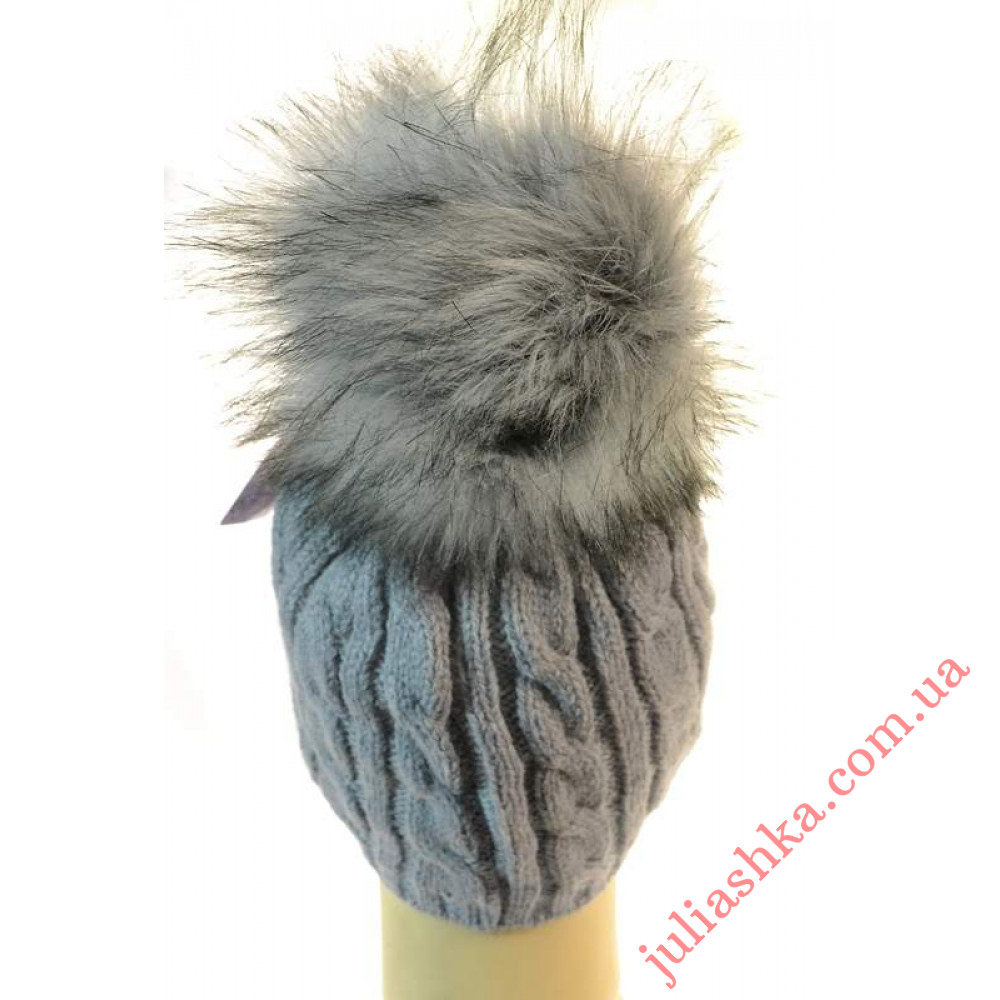 5063 VEILO(54-56р.зимняя вязаная шапка)
