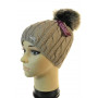 5063 VEILO(54-56р.зимняя вязаная шапка)