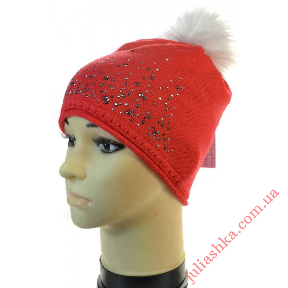 1031 VEILO(54-56р.зимова підліткова шапка)