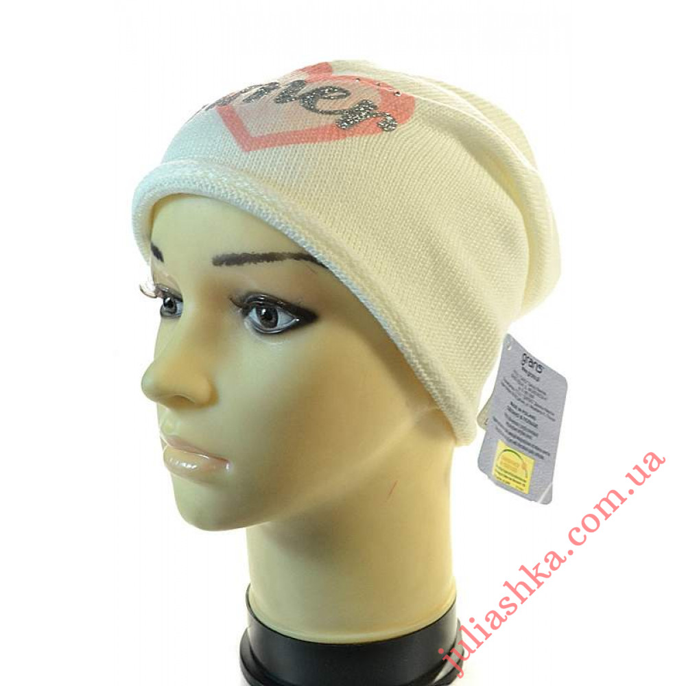 k400 GRANS(50-52р.вязаная  детская шапка)