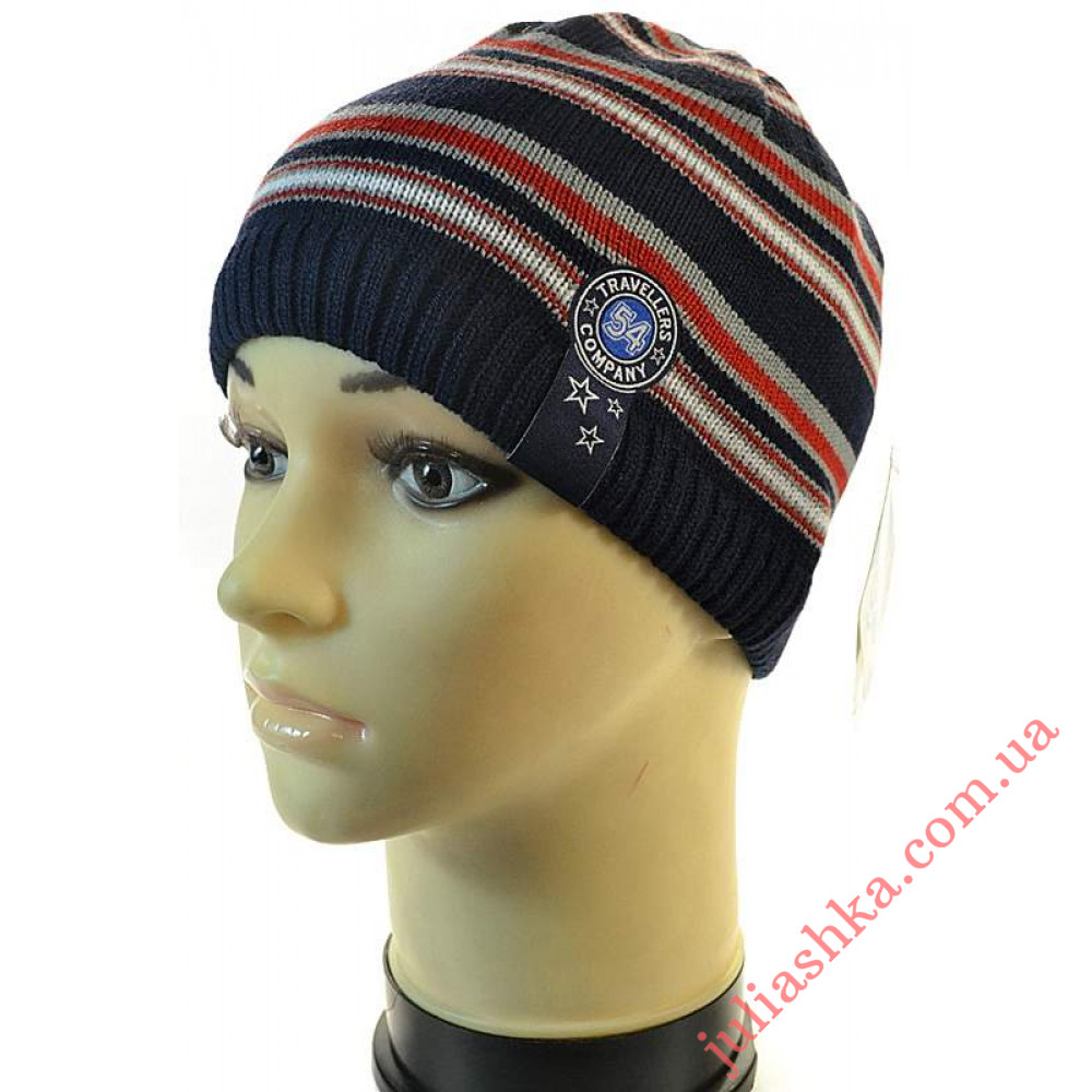  k411 GRANS(48-50р.вязаная  детская шапка)