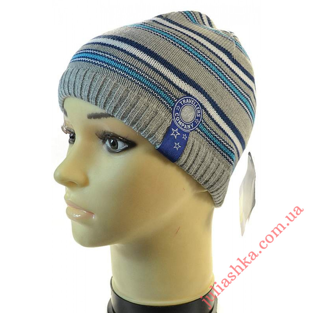  k411 GRANS(48-50р.вязаная  детская шапка)