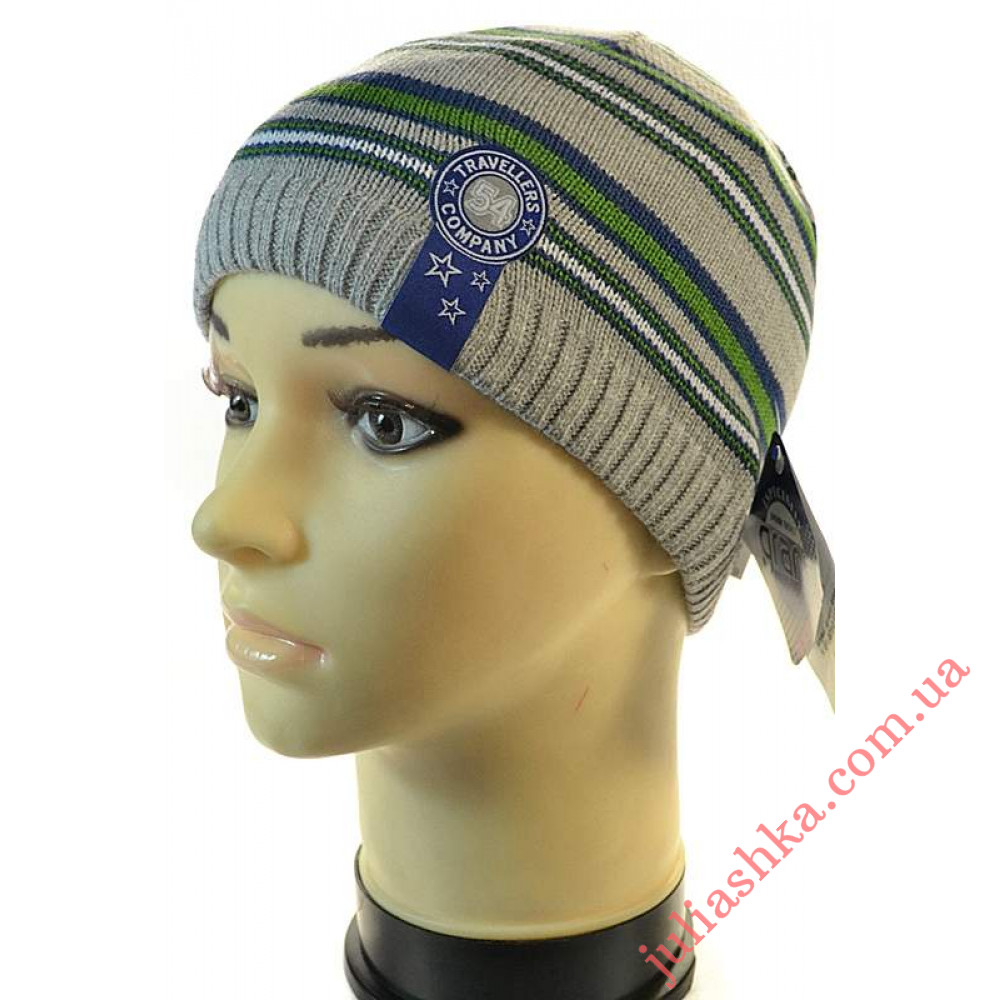  k411 GRANS(48-50р.вязаная  детская шапка)