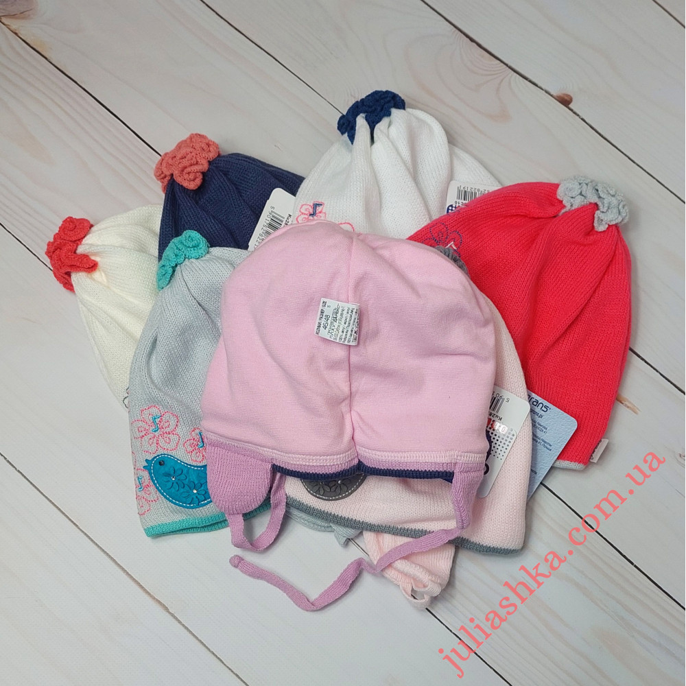 Ku283 GRANS (46-48р.вязаная  детская шапка)