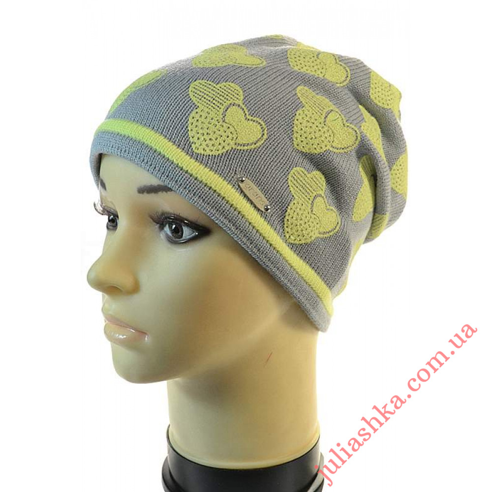 К 410 GRANS(52-54р.вязаная  детская шапка)