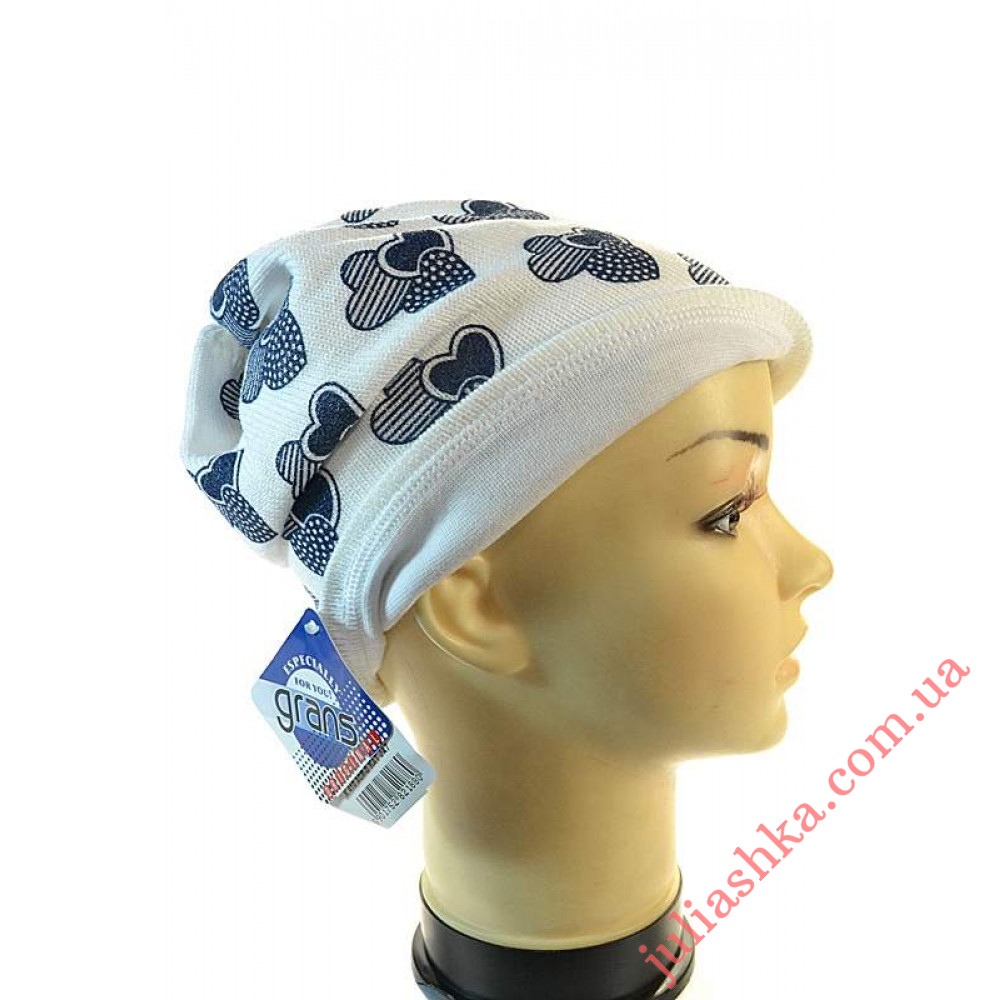 К 410 GRANS(52-54р.вязаная  детская шапка)