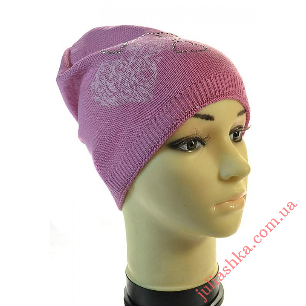 1165 AGBO(50-52р.детская вязаная шапка)